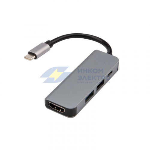 Разветвитель USB Type-C на 4 порта: 1xHDMI/2xUSB 3.0 PD/1xType-C PD Rexant 18-4151 фото 6