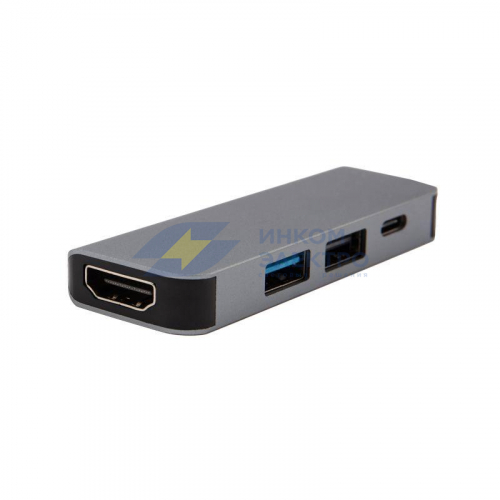 Разветвитель USB Type-C на 4 порта: 1xHDMI/2xUSB 3.0 PD/1xType-C PD Rexant 18-4151 фото 4