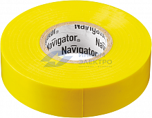 Изолента ПВХ 15мм (рул.20м) желт. NIT-B15-20/Y Navigator 71105