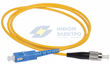 Патч-корд оптический коммутационный переходной для одномодового кабеля (SM); 9/125 (OS2); SC/UPC-FC/UPC (Simplex) (дл.70м) ITK FPC09-SCU-FCU-C1L-70M