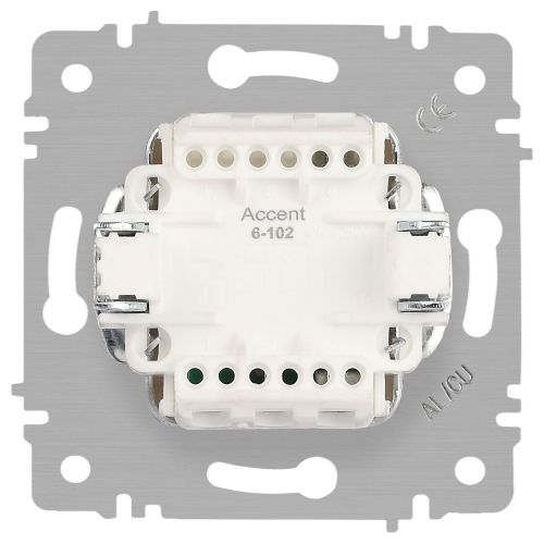 Выключатель 1-кл. СП Accent 6-102-07 10А IP20 250В с подсветкой AL/CU графит Intro Б0063434 фото 4 Выключатель 1-кл. СП Accent 6-102-07 10А IP20 250В с подсветкой AL/CU графит Intro Б0063434 фото 4