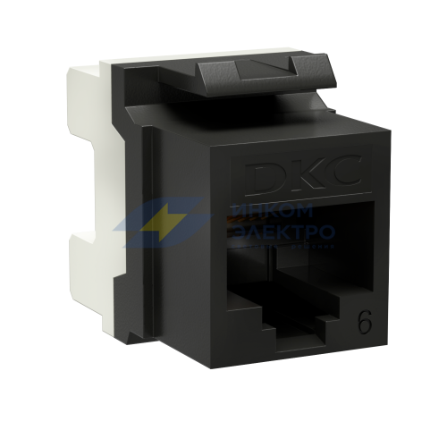 Модуль Keystone RJ45 CAT6 не экранированный 180град. черн. DKC RNK6U180BK Модуль Keystone RJ45 CAT6 не экранированный 180град. черн. DKC RNK6U180BK