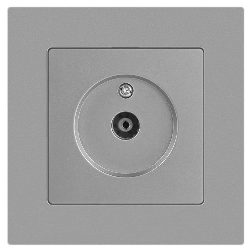 Розетка телевизионная одиночная TV СП Accent 6-301-03 IP20 алюм. Intro Б0063607 фото 3 Розетка телевизионная одиночная TV СП Accent 6-301-03 IP20 алюм. Intro Б0063607 фото 3