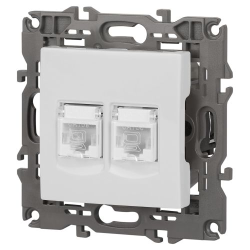 Розетка компьютерная 2-м Elegance 14-3108-01 RJ45 IP20 механизм бел. Эра Б0034308 фото 4 Розетка компьютерная 2-м Elegance 14-3108-01 RJ45 IP20 механизм бел. Эра Б0034308 фото 4