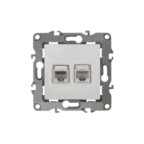 Розетка компьютерная + телефонная 2-м Эра12 12-3109-01 RJ45 + RJ11 IP20 бел. Эра Б0018248 Розетка компьютерная + телефонная 2-м Эра12 12-3109-01 RJ45 + RJ11 IP20 бел. Эра Б0018248