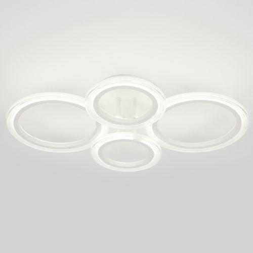 Светильник светодиодный Ring CLL-1-59-RC WH 59Вт 3000К-6000К 600х400х110 с пультом ДУ бел. Эра Б0069748 фото 3 Светильник светодиодный Ring CLL-1-59-RC WH 59Вт 3000К-6000К 600х400х110 с пультом ДУ бел. Эра Б0069748 фото 3