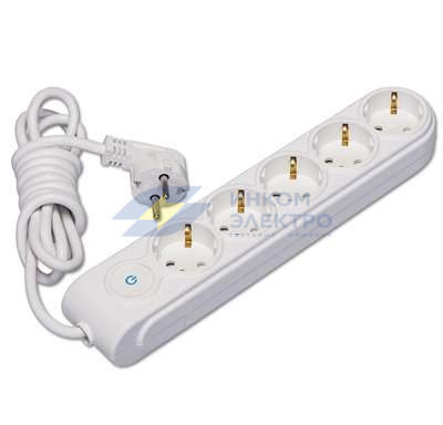 Удлинитель 5х3м с заземл. 16А IP20 с выкл. защ. шторки Makel N5310043 Удлинитель 5х3м с заземл. 16А IP20 с выкл. защ. шторки Makel N5310043
