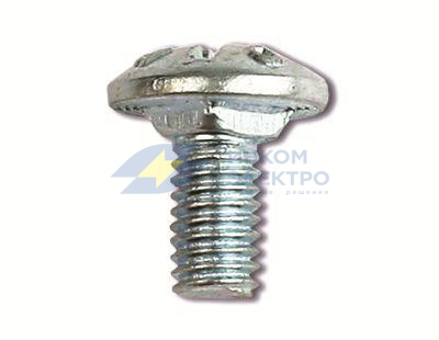 Винт с крестообразным шлицем М6х10 гор. оцинк. (уп.200шт) DKC CM010610HDZ Винт с крестообразным шлицем М6х10 гор. оцинк. (уп.200шт) DKC CM010610HDZ