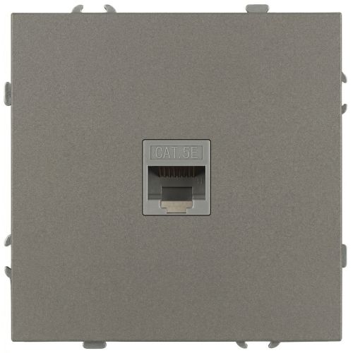 Розетка информационная 1-м СП Galaxy RJ45 16А IP20 250В титан Эра Б0070747 Розетка информационная 1-м СП Galaxy RJ45 16А IP20 250В титан Эра Б0070747