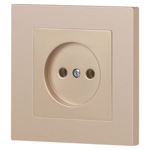 Розетка 1-м СП Accent 6-201-04 16А IP20 250В 2P шампань Intro Б0063663 фото 6 Розетка 1-м СП Accent 6-201-04 16А IP20 250В 2P шампань Intro Б0063663 фото 6