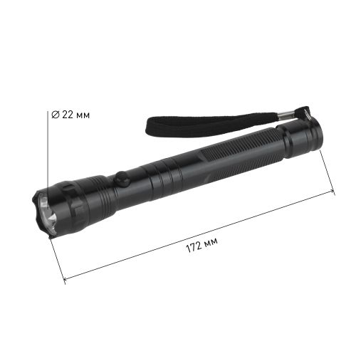 Фонарь TM1W 1х1Вт LED алюм. 2хAA блист. Трофи Б0023319 фото 3 Фонарь TM1W 1х1Вт LED алюм. 2хAA блист. Трофи Б0023319 фото 3