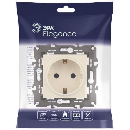 Розетка 1-м СП Эра Elegance 14-2102-02 16А IP20 16AX 250В 2P+E Schuko защ. шторки сл. кость Эра Б0034273 фото 2 Розетка 1-м СП Эра Elegance 14-2102-02 16А IP20 16AX 250В 2P+E Schuko защ. шторки сл. кость Эра Б0034273 фото 2