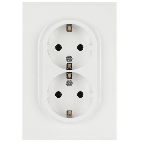 Розетка 2-м СП Arktik 16А IP20 250В с заземл. бел. Эра Б0070444 Розетка 2-м СП Arktik 16А IP20 250В с заземл. бел. Эра Б0070444