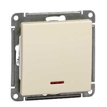 Выключатель 1-кл. СП W59 10А IP20 10AX с подсветкой механизм сл. кость SE VS110-153-2-86 Выключатель 1-кл. СП W59 10А IP20 10AX с подсветкой механизм сл. кость SE VS110-153-2-86