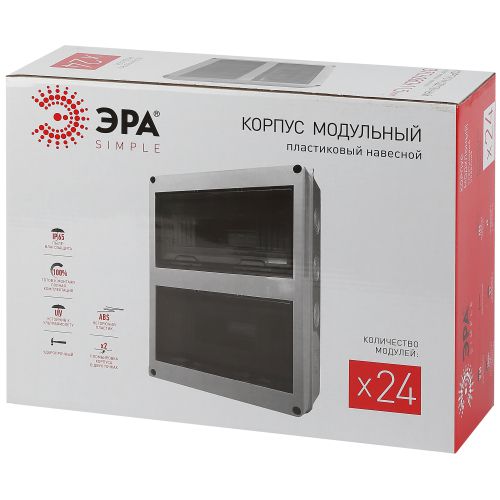 Корпус пластиковый КМПн-24 IP65 KMPN24_IP65 ЭРА Б0046409 фото 2 Корпус пластиковый КМПн-24 IP65 KMPN24_IP65 ЭРА Б0046409 фото 2