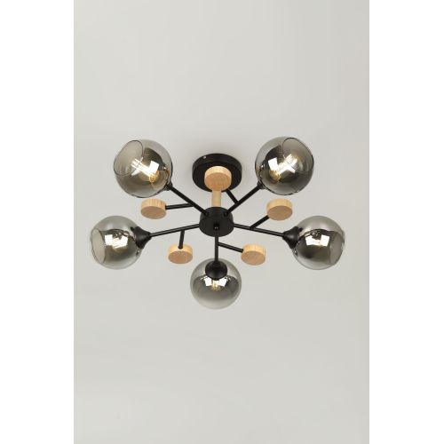 Люстра Elouisa 9181-305 60Вт 5хE27 модерн Rivoli Б0068416 фото 8 Люстра Elouisa 9181-305 60Вт 5хE27 модерн Rivoli Б0068416 фото 8