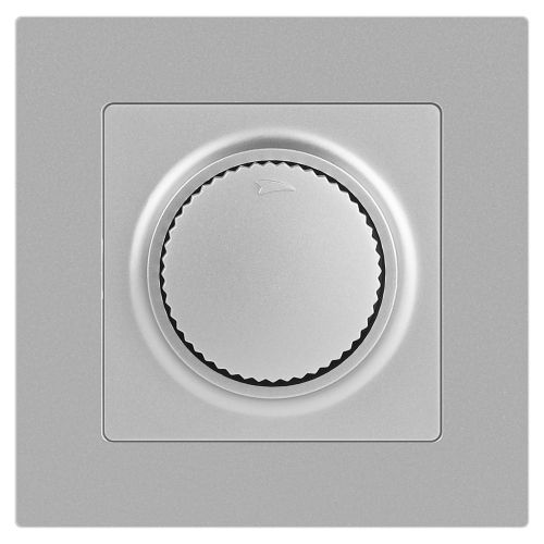 Светорегулятор поворотный СП Accent 6-401-03 600Вт 230В IP20 алюм. Intro Б0063674 фото 3 Светорегулятор поворотный СП Accent 6-401-03 600Вт 230В IP20 алюм. Intro Б0063674 фото 3