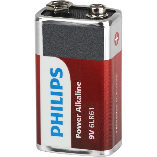 Элемент питания алкалиновый "крона" 6LR61 9В Power (блист.1шт) 6LR61P1B/51 Philips Б0062717 фото 2 Элемент питания алкалиновый "крона" 6LR61 9В Power (блист.1шт) 6LR61P1B/51 Philips Б0062717 фото 2