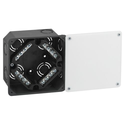 Коробка распаячная для твердых стен клеммник крышка IP42 KRT-k-107-107-50 Эра Б0057233 Коробка распаячная для твердых стен клеммник крышка IP42 KRT-k-107-107-50 Эра Б0057233