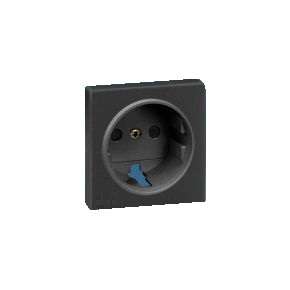 Накладка розетки Simon82 с заземл. граф. 82041-38 Накладка розетки Simon82 с заземл. граф. 82041-38