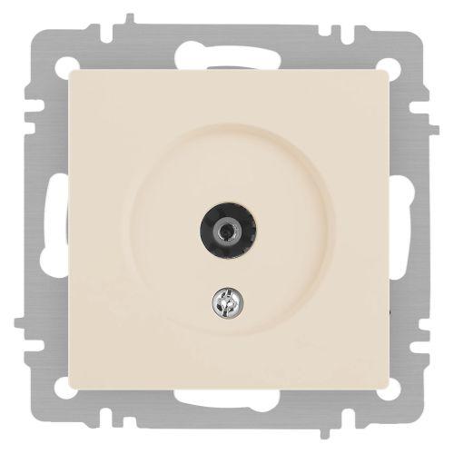 Розетка телевизионная одиночная TV СП Accent 6-301-02 IP20 сл. кость Intro Б0063605 Розетка телевизионная одиночная TV СП Accent 6-301-02 IP20 сл. кость Intro Б0063605
