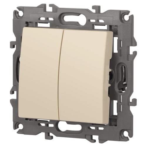 Переключатель 2-кл. СП Elegance 14-1106-02 10А IP20 250В 10AX механизм сл. кость Эра Б0034244 фото 5 Переключатель 2-кл. СП Elegance 14-1106-02 10А IP20 250В 10AX механизм сл. кость Эра Б0034244 фото 5