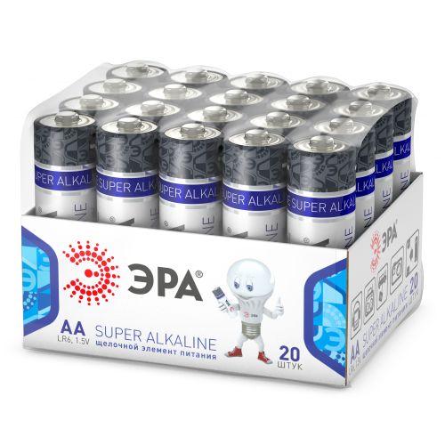 Элемент питания алкалиновый AA/LR6 LR6-20 bulk SUPER Alkaline (уп.20шт) Эра Б0054623 Элемент питания алкалиновый AA/LR6 LR6-20 bulk SUPER Alkaline (уп.20шт) Эра Б0054623