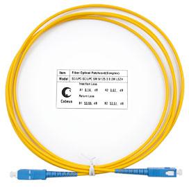 Шнур оптический simplex SC-SC 9/125 sm 2м LSZH FOP(s)-9-SC-SC-2m Cabeus 7386c Шнур оптический simplex SC-SC 9/125 sm 2м LSZH FOP(s)-9-SC-SC-2m Cabeus 7386c