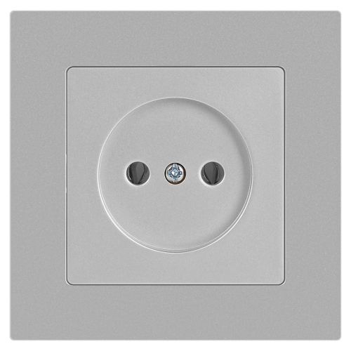 Розетка 1-м СП Accent 6-201-03 16А IP20 250В 2P алюм. Intro Б0063661 фото 3 Розетка 1-м СП Accent 6-201-03 16А IP20 250В 2P алюм. Intro Б0063661 фото 3