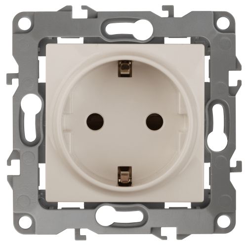 Розетка 1-м СП Эра12 12-2101-02 16А IP20 16AX 250В 2P+E Schuko механизм сл. кость Эра Б0014676 Розетка 1-м СП Эра12 12-2101-02 16А IP20 16AX 250В 2P+E Schuko механизм сл. кость Эра Б0014676