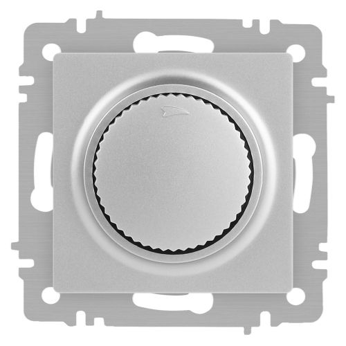 Светорегулятор поворотный СП Accent 6-401-03 600Вт 230В IP20 алюм. Intro Б0063674 Светорегулятор поворотный СП Accent 6-401-03 600Вт 230В IP20 алюм. Intro Б0063674
