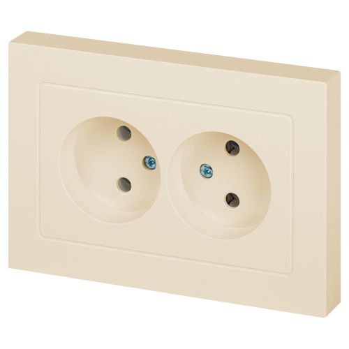 Розетка 2-м СП Accent 6-204-02 16А IP20 250В 2P AL/CU сл. кость Intro Б0063474 фото 5 Розетка 2-м СП Accent 6-204-02 16А IP20 250В 2P AL/CU сл. кость Intro Б0063474 фото 5