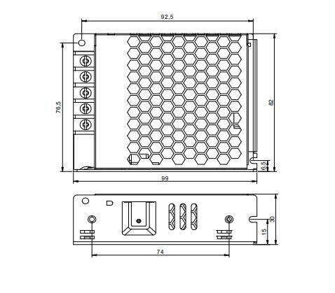 Драйвер для светодиодной ленты DONE POWER T70 DL-50W-V24-EXC 50Вт 24В IP20 98х82х30мм VARTON Драйвер для светодиодной ленты DONE POWER T70 DL-50W-V24-EXC 50Вт 24В IP20 98х82х30мм VARTON