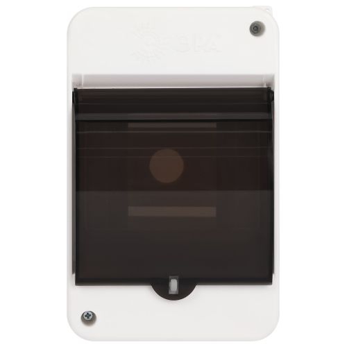 Корпус навесной SIMPLE КМПн 1/4 IP30 пластик.; прозр. крышка; бел. kmpn1.4t Эра Б0069239 фото 2 Корпус навесной SIMPLE КМПн 1/4 IP30 пластик.; прозр. крышка; бел. kmpn1.4t Эра Б0069239 фото 2
