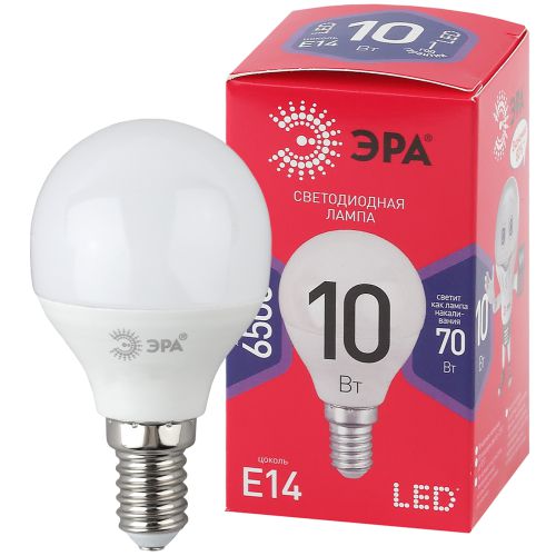 Лампа светодиодная RED LINE LED P45-10W-865-E14 R 10Вт P45 шар 6500К холод. бел. E14 Эра Б0045354 Лампа светодиодная RED LINE LED P45-10W-865-E14 R 10Вт P45 шар 6500К холод. бел. E14 Эра Б0045354