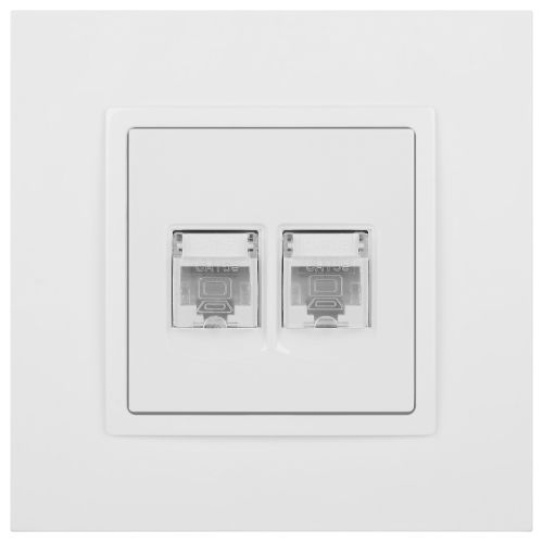 Розетка компьютерная 2-м Elegance 14-3108-01 RJ45 IP20 механизм бел. Эра Б0034308 фото 3 Розетка компьютерная 2-м Elegance 14-3108-01 RJ45 IP20 механизм бел. Эра Б0034308 фото 3