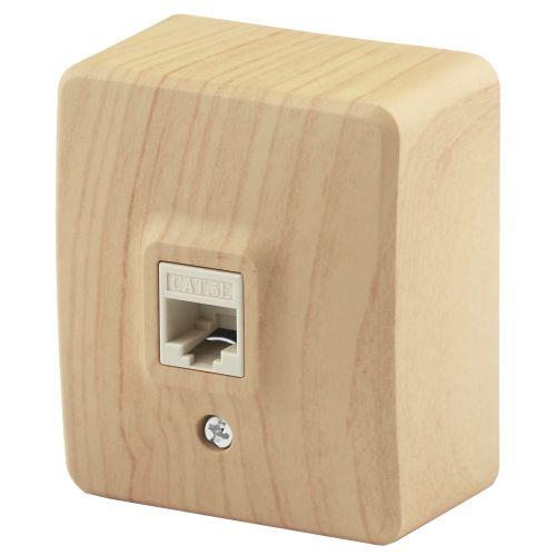 Розетка компьютерная ОП Эксперт RJ45 11-3203-11 IP20 сосна Эра Б0020732 Розетка компьютерная ОП Эксперт RJ45 11-3203-11 IP20 сосна Эра Б0020732