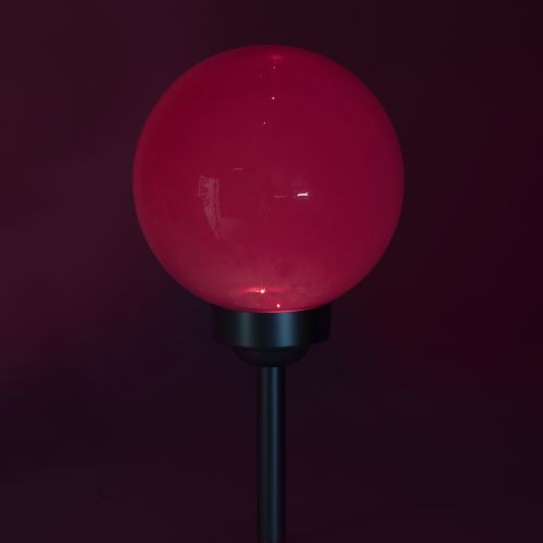 Светильник светодиодный садовый ERASF22-55 "Шар" d20см RGB уличный на солнечн. батарее Эра Б0057656 фото 7 Светильник светодиодный садовый ERASF22-55 "Шар" d20см RGB уличный на солнечн. батарее Эра Б0057656 фото 7