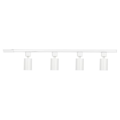Комплект TR70-SET4-GU10-WH трековых светильников 1ф 4шт под лампу с шинопроводом 80см бел. Эра Б0063933 фото 9 Комплект TR70-SET4-GU10-WH трековых светильников 1ф 4шт под лампу с шинопроводом 80см бел. Эра Б0063933 фото 9