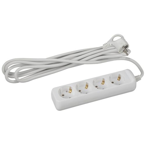 Удлинитель 4х5м с заземл. 16А IP20 U-4e-5m-3х1 ПВС 3х1 Эра Б0028375 Удлинитель 4х5м с заземл. 16А IP20 U-4e-5m-3х1 ПВС 3х1 Эра Б0028375