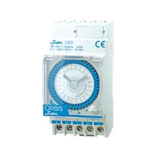 Реле времени модульное недельное SUPRA QRS шаг 7дней с рез. ORBIS OB290332 Реле времени модульное недельное SUPRA QRS шаг 7дней с рез. ORBIS OB290332