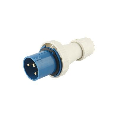 Вилка переносная PPC 033 2Р+РЕ 63А 220В IP67 Pro JazzWay 5072398 Вилка переносная PPC 033 2PPE 63А 220В IP67 JazzWay 5072398