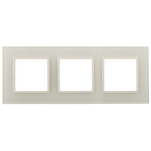 Рамка 3-м Elegance 14-5103-02 стекло слон. кость Эра Б0059171 Рамка 3-м Elegance 14-5103-02 стекло слон. кость Эра Б0059171