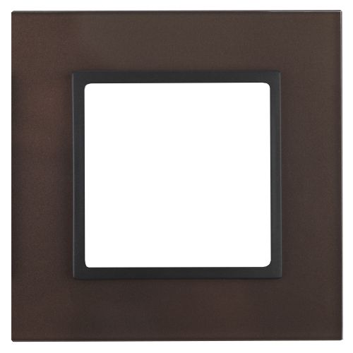 Рамка 1-м 14-5101-13 стекло Elegance бронза+антрацит ЭРА Б0034475 Рамка 1-м 14-5101-13 стекло Elegance бронза+антрацит ЭРА Б0034475