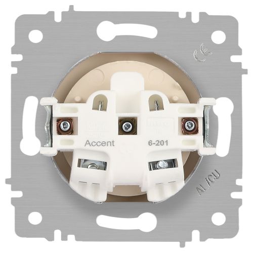 Розетка 1-м СП Accent 6-201-03 16А IP20 250В 2P алюм. Intro Б0063661 фото 4 Розетка 1-м СП Accent 6-201-03 16А IP20 250В 2P алюм. Intro Б0063661 фото 4