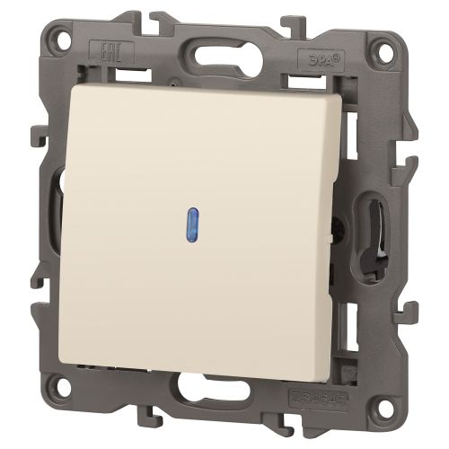 Выключатель 1-кл. СП Elegance 14-1102-02 10А IP20 250В 10AX с подсветкой механизм сл. кость Эра Б0034216 фото 5 Выключатель 1-кл. СП Elegance 14-1102-02 10А IP20 250В 10AX с подсветкой механизм сл. кость Эра Б0034216 фото 5
