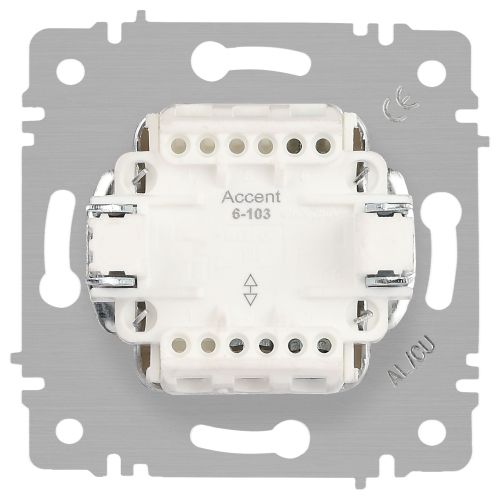 Переключатель 1-кл. СП Accent 6-103-10 10А IP20 250В AL/CU венге Intro Б0063473 фото 4 Переключатель 1-кл. СП Accent 6-103-10 10А IP20 250В AL/CU венге Intro Б0063473 фото 4