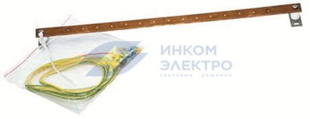 Шина заземления медная горизонт. 200А 19дюймов DKC R5SGB19 Шина заземления медная горизонт. 200А 19дюймов DKC R5SGB19