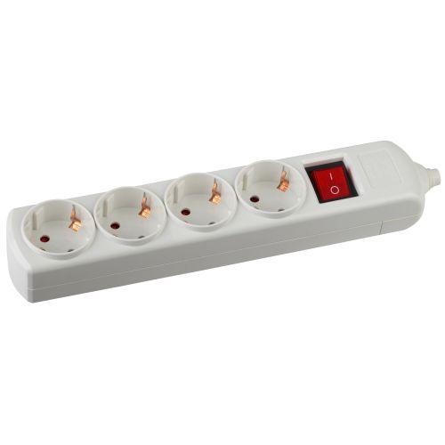 Колодка удлинителя 4-м с заземл. K-4es с выкл. Эра C0045324 Колодка удлинителя 4-м с заземл. K-4es с выкл. Эра C0045324
