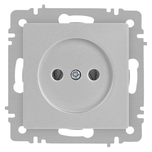 Розетка 1-м СП Accent 6-201-03 16А IP20 250В 2P алюм. Intro Б0063661 Розетка 1-м СП Accent 6-201-03 16А IP20 250В 2P алюм. Intro Б0063661